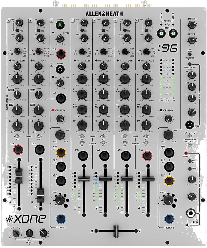 Alquiler mesa de mezclas Allen and Heath Xone 96 en Valencia