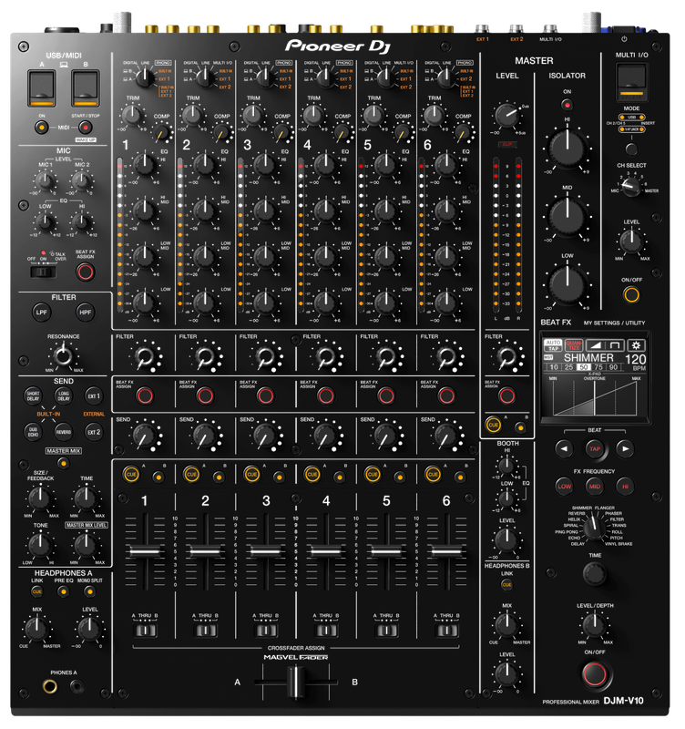 Alquiler mesa de mezclas Pioneer DJ DJM-V10 en Valencia