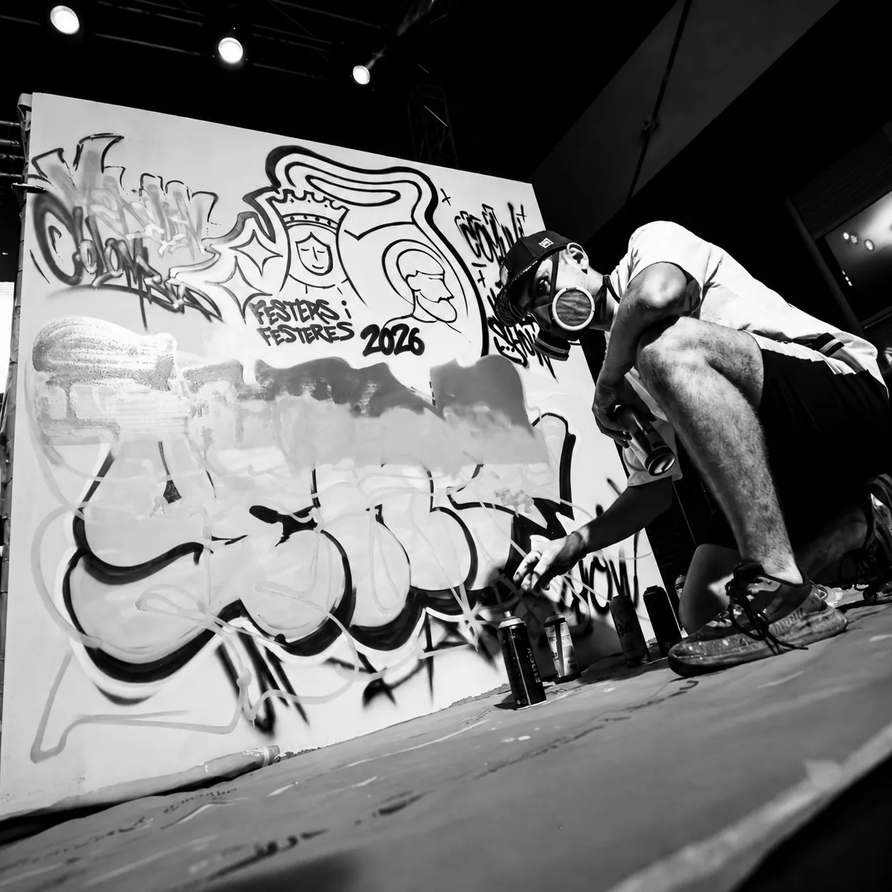 Graffiti en directo en Comuna 13 Urban Show